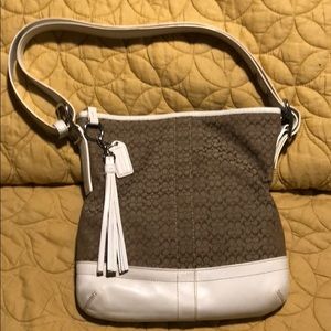 Coach signature hobo handbag